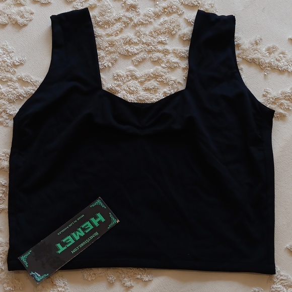 ❤️🖤Hemet Black Pinup Top stetchy comfortable - Picture 6 of 7